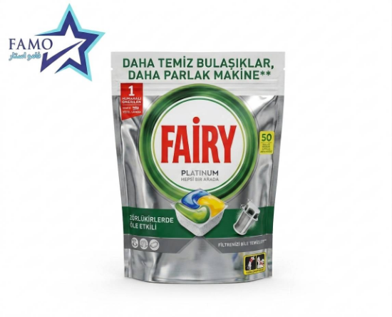 تصویر  قرص ماشین ظرفشویی پلاتینیوم 50 عددی فیری - FAIRY