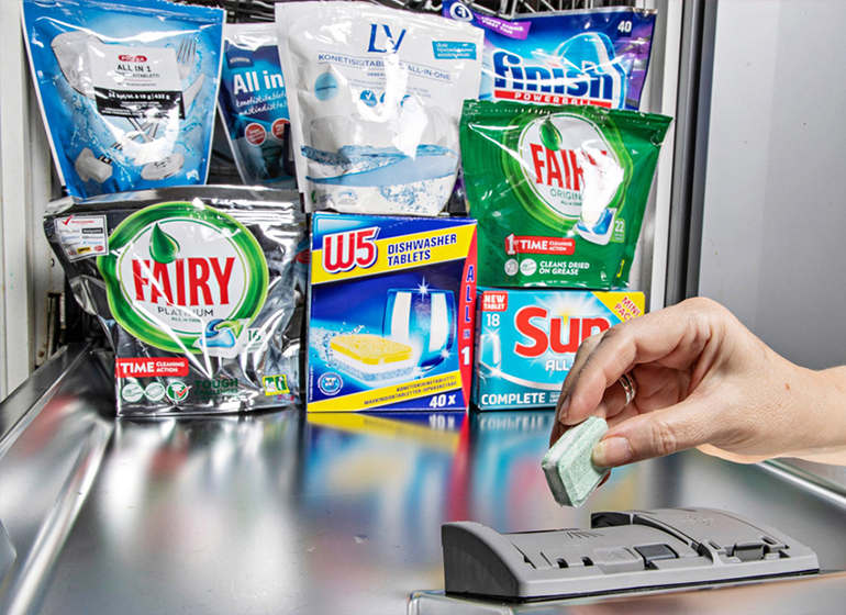 مایع لباسشویی و قرص